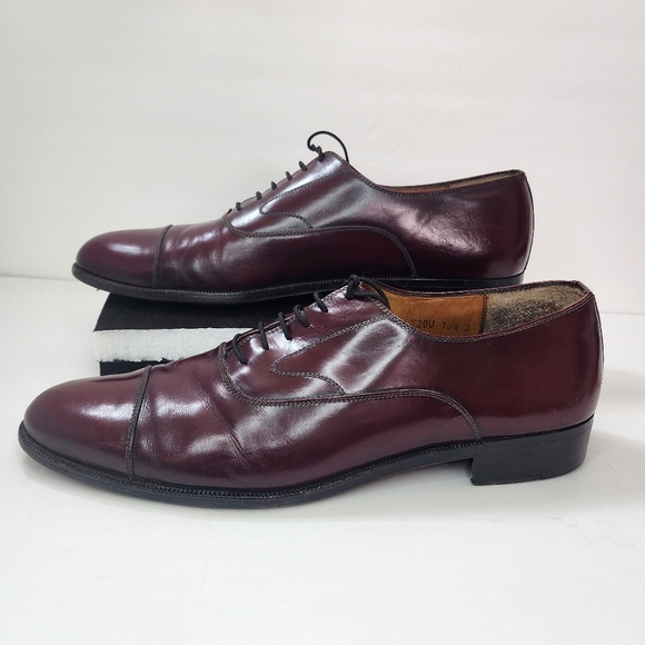 Salvatore Ferragamo Men’s Laced Tuxedo Shoes 10.5 - Picture 8 of 13